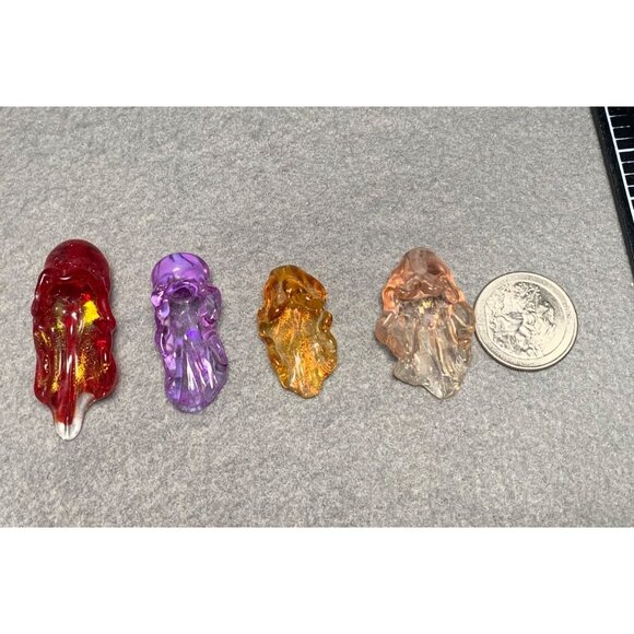 Handcrafted Lampwork Glass Beads - Set of 4 - for Jewelry Making - Picture 3 of 10